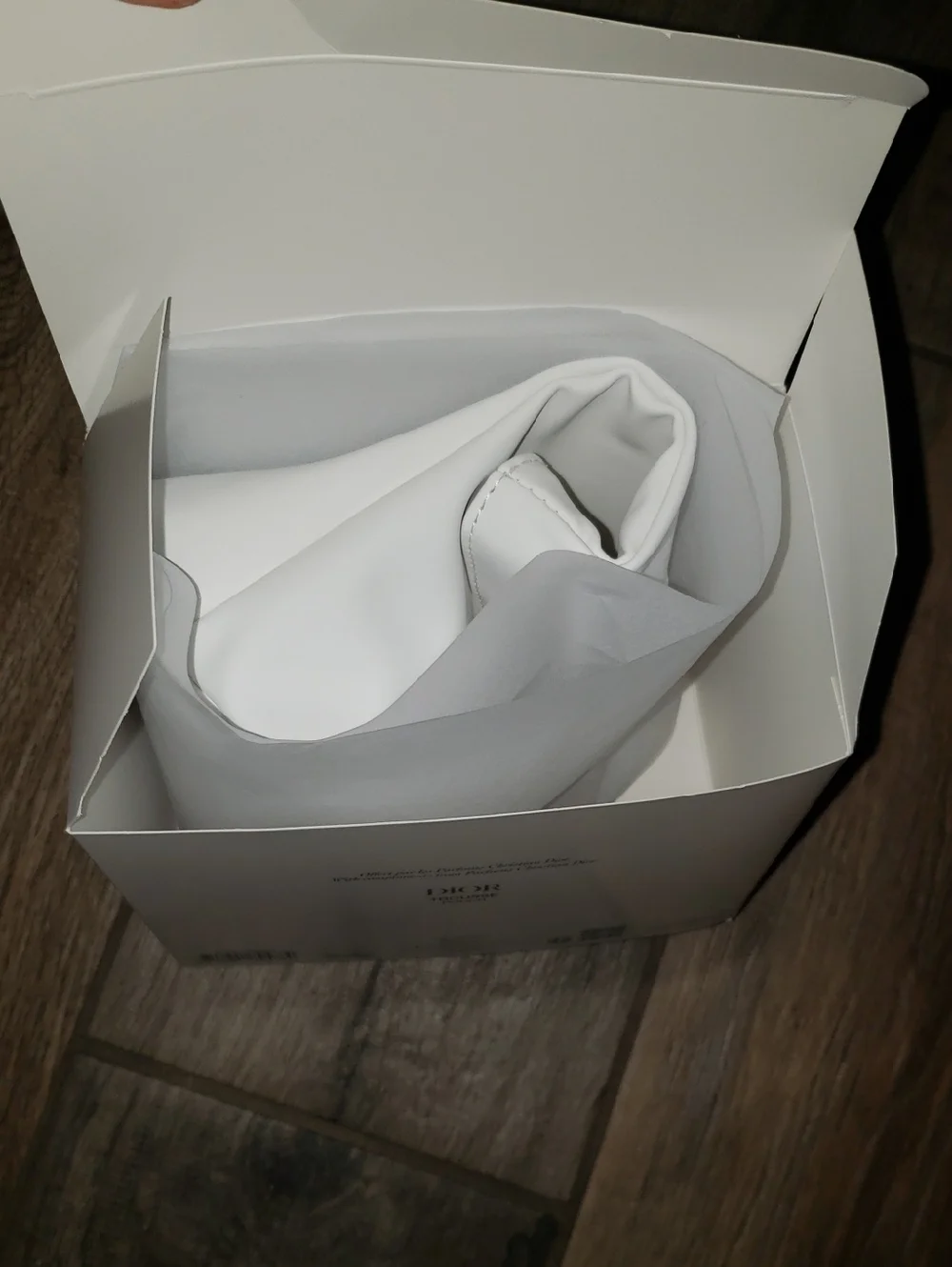 NEW in Box Christian Dior Pouch Trousse Clutch Mini Bag Cosmestic Case White - Picture 9 of 9